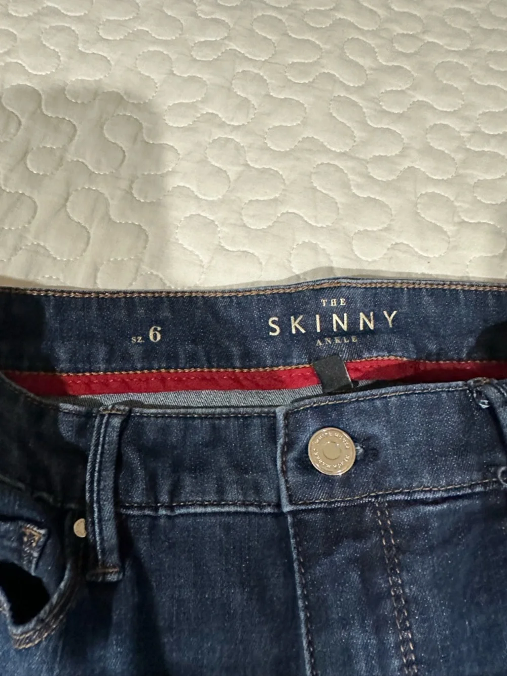 WHBM Skinny Ankle jeans sz6 - Picture 3 of 6